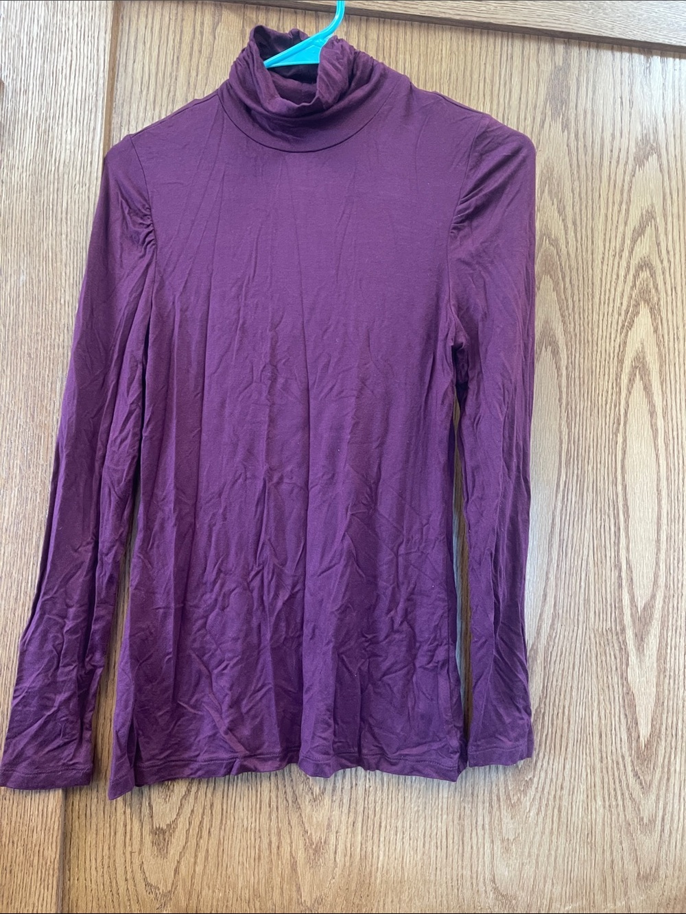 Apt. 9 Plum Turtleneck Long-Sleeve Top